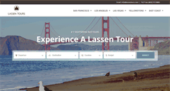 Desktop Screenshot of lassentours.com